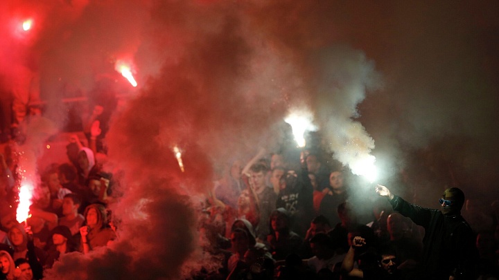 УЕФА оштрафовал "Црвену Звезду" за баннер со святым, пишут СМИ