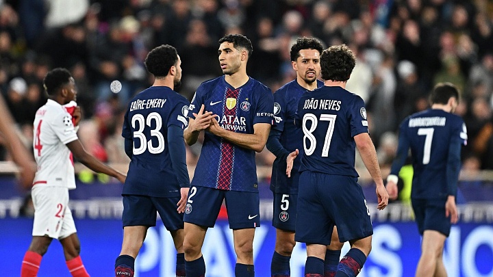 "Монако" проиграл "ПСЖ" в матче плей-офф ЛЧ, Головина удалили